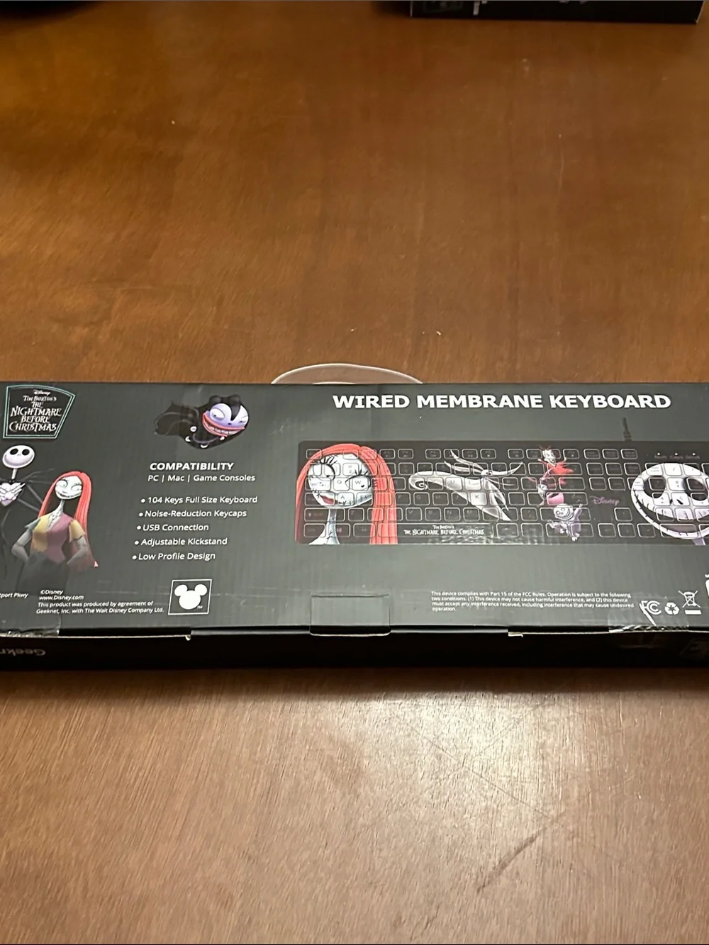 Disney The Nightmare Before Christmas Mouse Mousepad Wired Keyboard Bundle